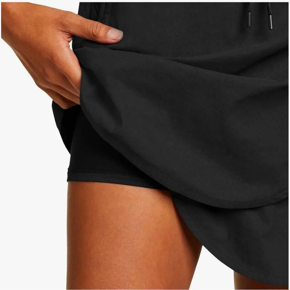 ✨Eddie Bauer Tulip Hem Skort XS black - Picture 3 of 10